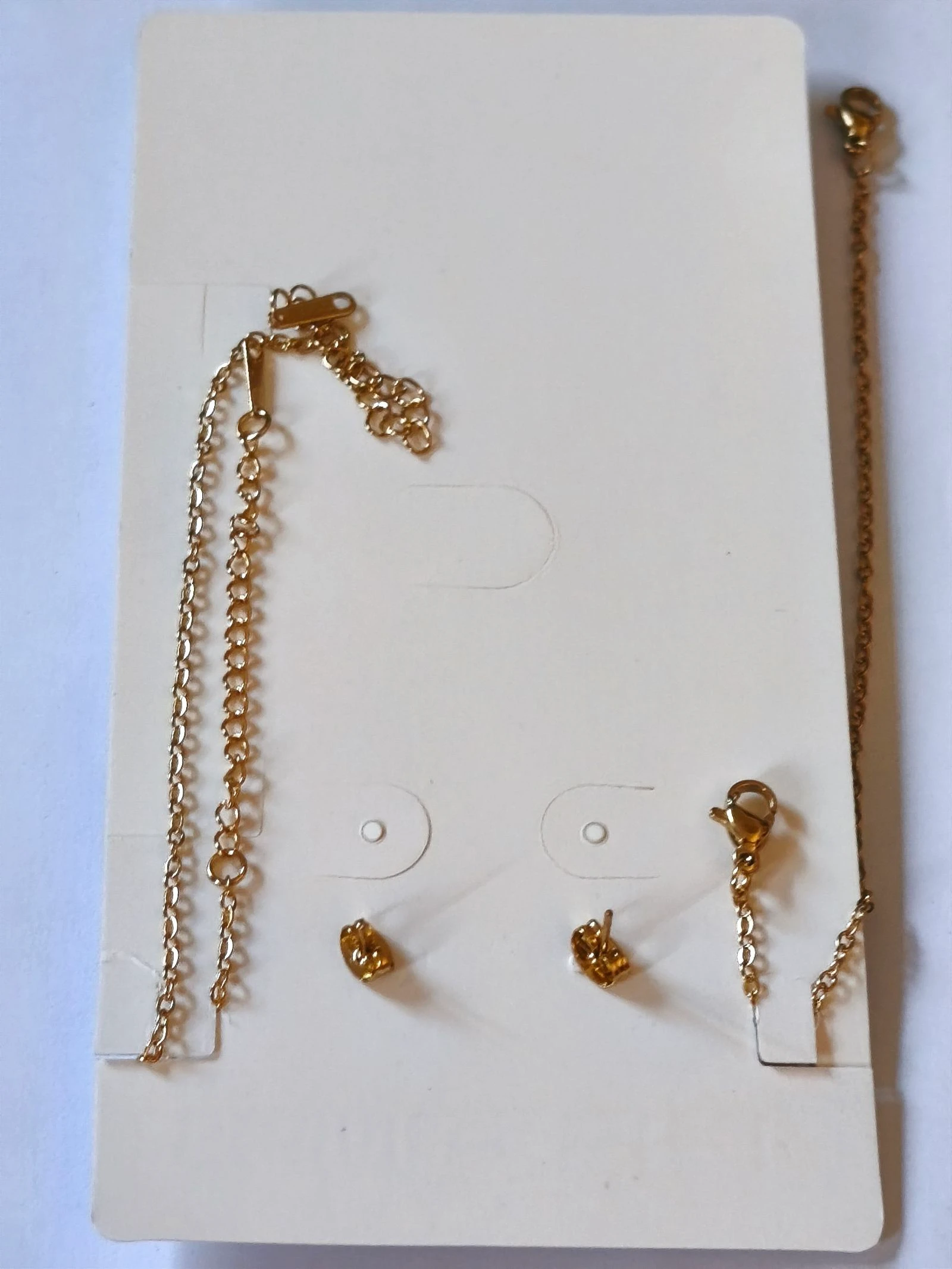 Conjunto de trevo colar, pulseira e brincos – photo 14